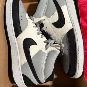 Nike Men's White and Black High-Top Sneakers